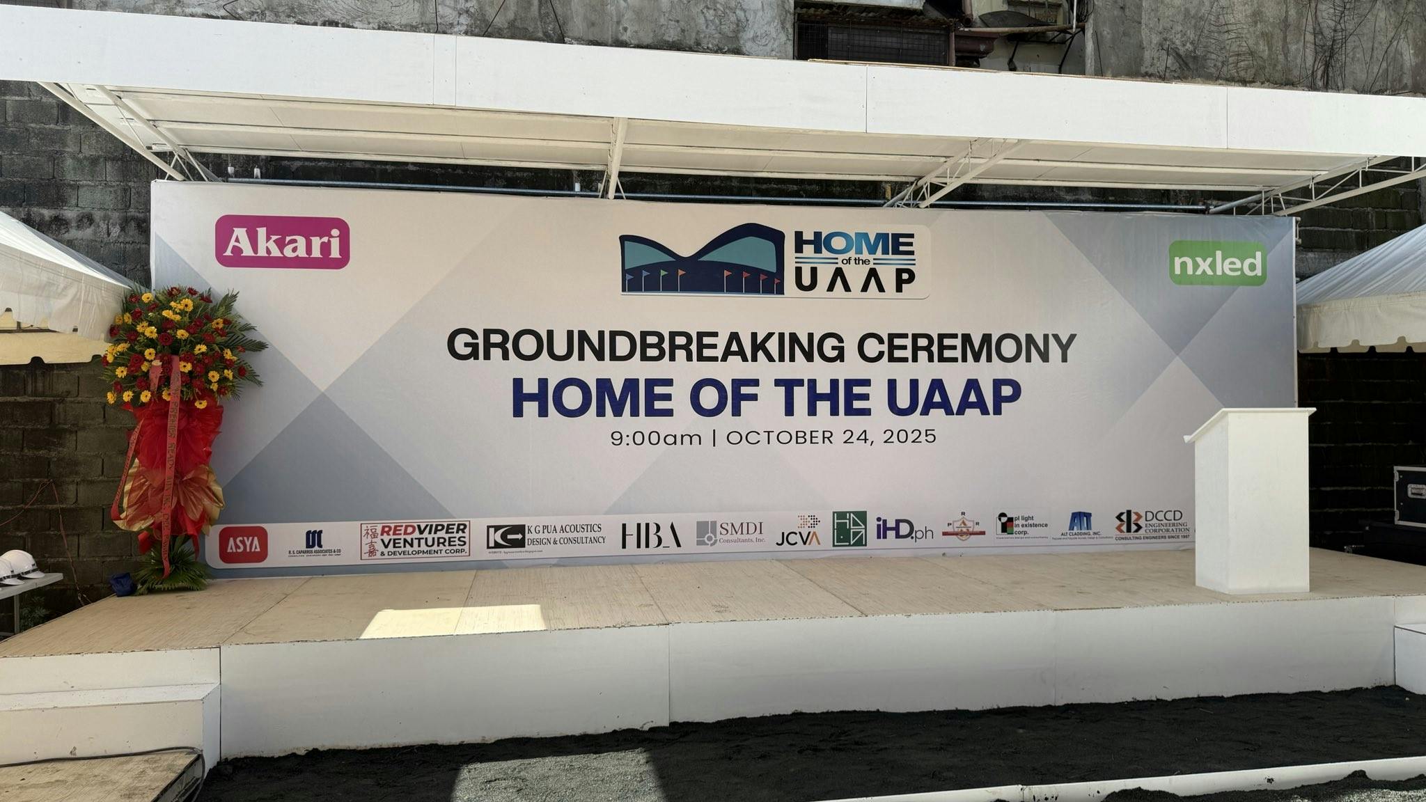 Home of the UAAP: League breaks ground on 8,000-seat home arena